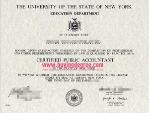 Fake SUNY degree certificate for job