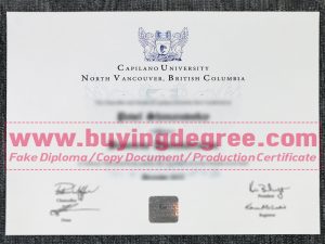 buy a fake Capilano University diploma certificate