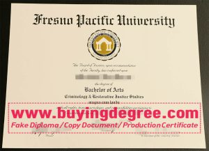 Fresno Pacific University degree