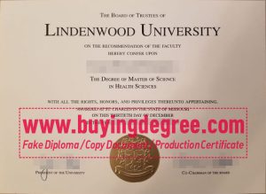 Lindenwood University diploma