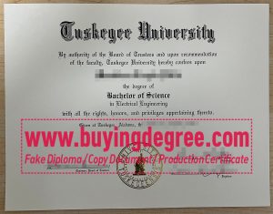 Tuskegee University diploma