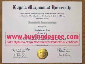 Get a Fake LMU Diploma and transcript Online