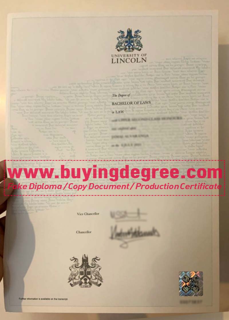 Where To order A fake University of Lincoln diploma?