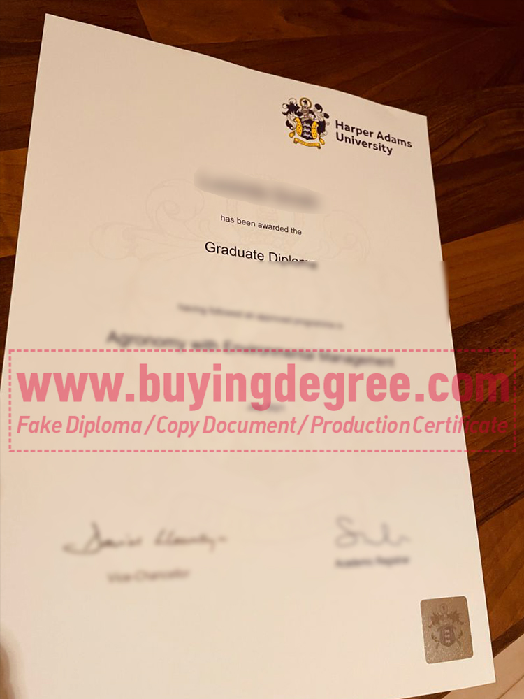 How to order a fake Harper Adams University diploma?