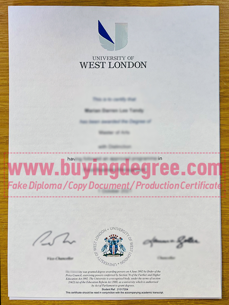 Why Most Buy A Fake University of West London Degree?
