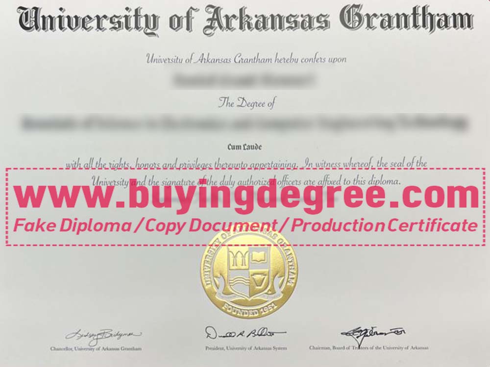 buy a fake University of Arkansas Grantham degree