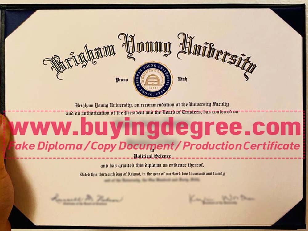 How to get a fake BYU degree online?