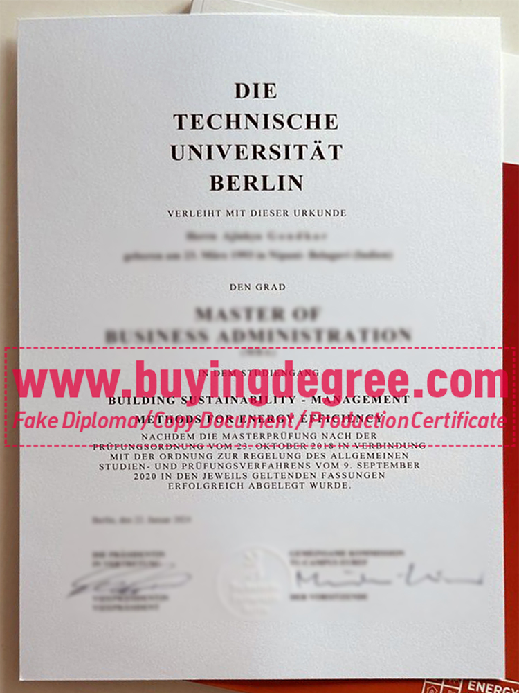 Is it easy to order a fake TU Berlin diploma in Germany?