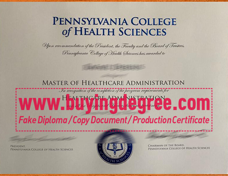 Buying Process of Pennsylvania College of Health Sciences Fake Diploma
