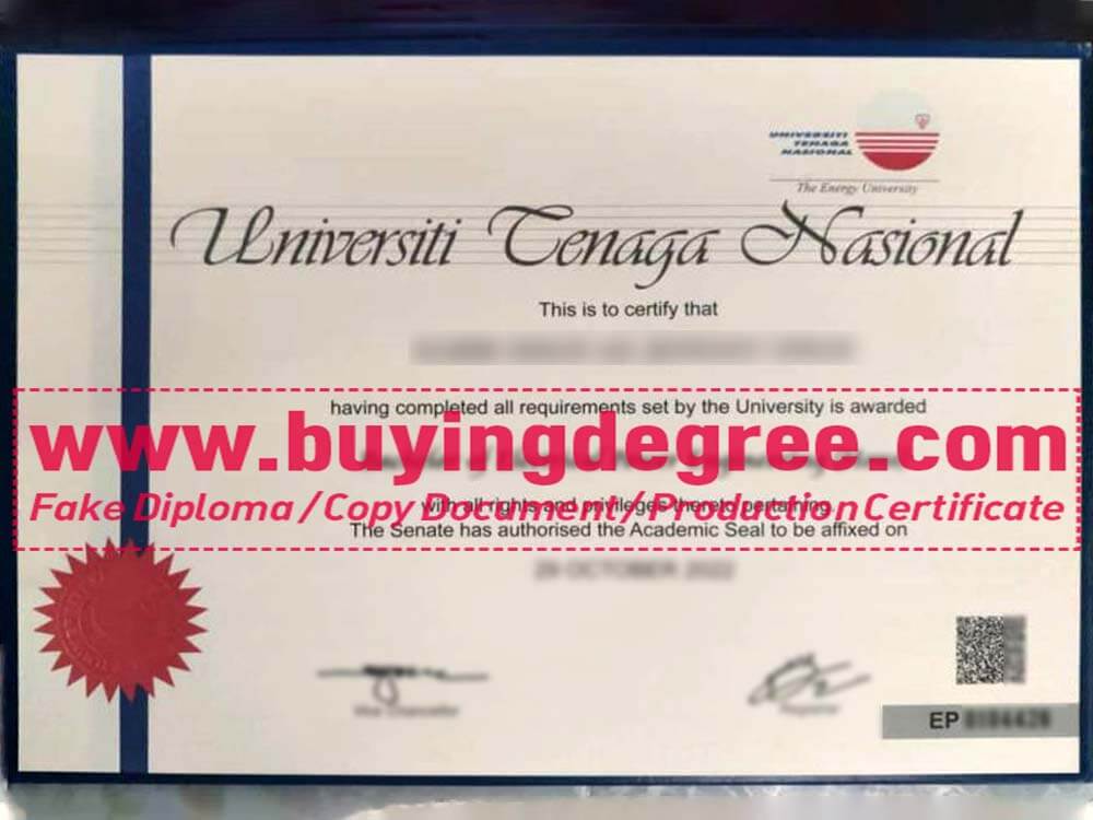 get a Universiti Tenaga Nasional diploma in Malaysia
