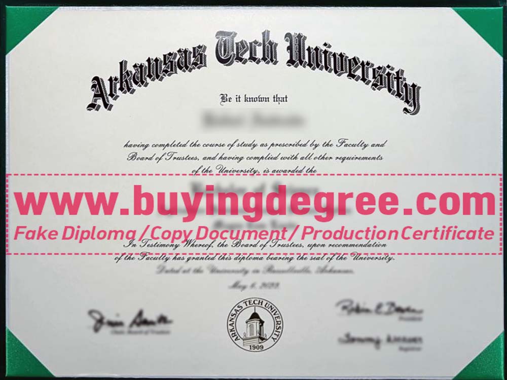 How much to order a fake Arkansas Tech University diploma?