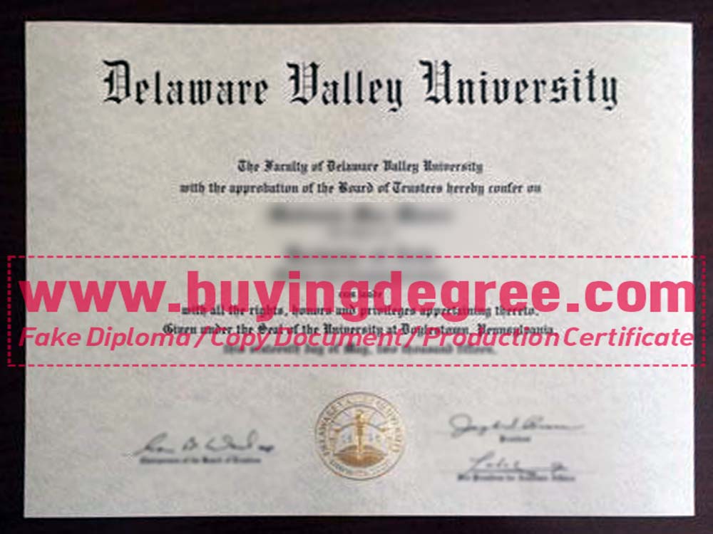 How to order a fake DelVal certificate?