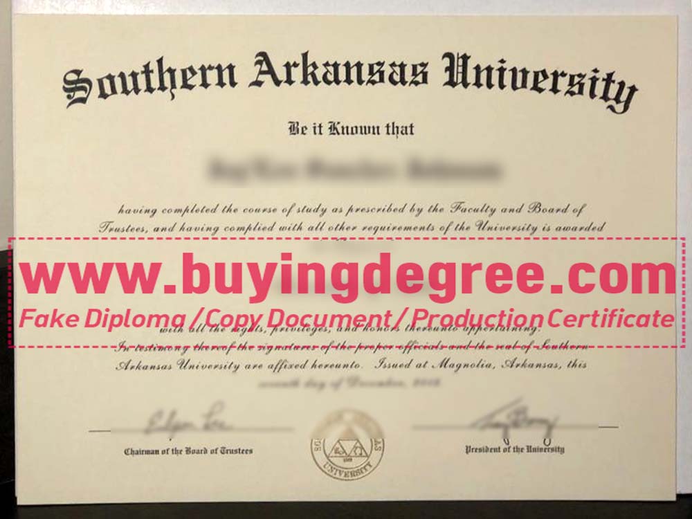 how to buy a fake Southern Arkansas University degree?