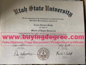 get a fake Utah State University diploma